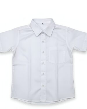 PANBAI WHITE HALF SLEEVES SHIRT